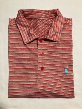 Antigua Men's Striped Polo Shirt - Classic Short Sleeve (Item No. C10)